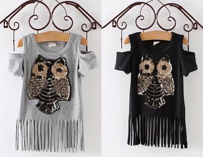 Peep Shoulder Owl Tunic