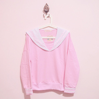  Sailor navy collar Jumper Top  - Thumbnail 1