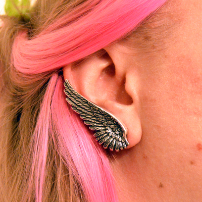 5/8 9/16 1/2 00g 0g or studs usa silver brass wing plugs / earrings