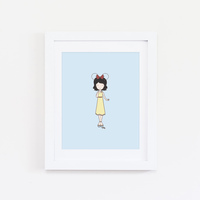 Disneybound Snow White Fan (Color Options) - Thumbnail 2