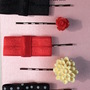 Scarlet Flower Hair Pin Set -1
