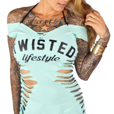 Twisted lifestyle dress