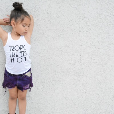 Tropic like it's hot (girls tank)