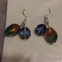 ombre double earrings - Thumbnail 1