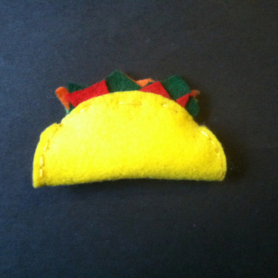 'the taco' custom catnip toy!