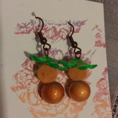 Kawaii pinapple earrings