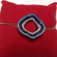 TURKISH ETHNIC STYLE VINTAGE SILVER EVIL EYE BRACELETS - Thumbnail 1