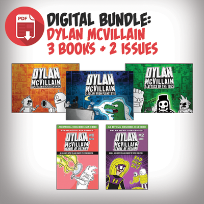 DIGITAL BUNDLE: Dylan McVillain - 3 Books + 2 Issues (PDF)