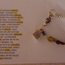 Psalm 23 Bracelet - gold