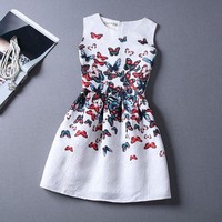 Butterfly Casual Day to Night Dress - Thumbnail 1