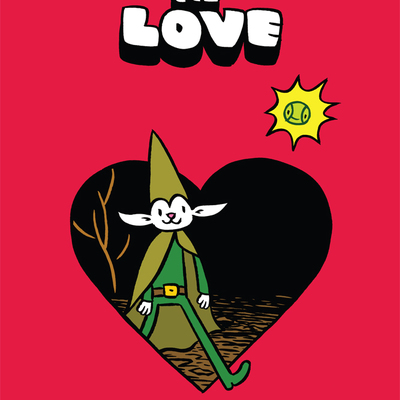 Elf cat in love by james kochalka