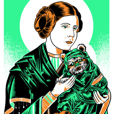 Saint leia and the holy ewok