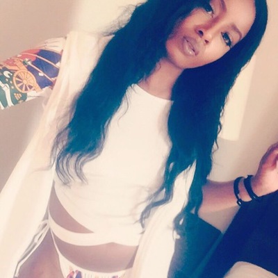 Coa flag sleeve crop top