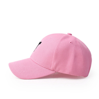 HIGH QUALITY MACHINE GUN ILLUSTRATION BASEBALL CAP IN PINK - Thumbnail 1