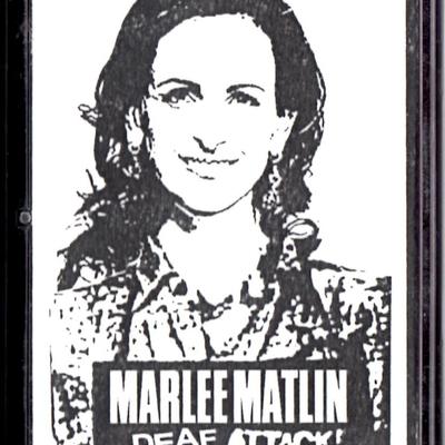 Marlee matlin "deaf attack!" cassette - Thumbnail 5