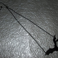Black Acrylic Bat Necklace (Duo) - Thumbnail 3