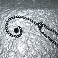 Black Acrylic Pentagram Necklace - Thumbnail 4