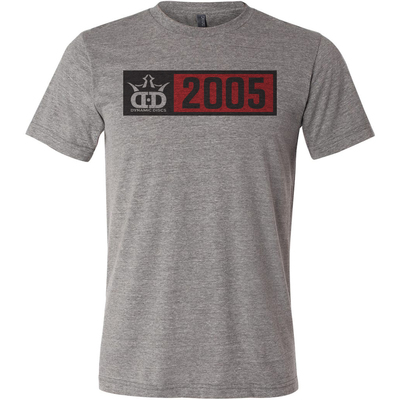 Dynamic discs "dd 2005" t-shirt - heather gray