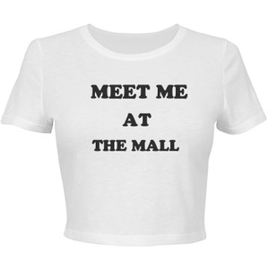 MEET ME AT THE MALL - CROP TOP