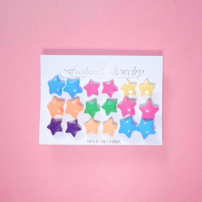 Starrey-eyed rainbow earrings - Thumbnail 5