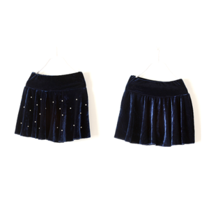 studded pearl - the velvet mini skirt - Thumbnail 2