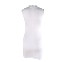 Tight Fitted Studded Geometric Dress - Thumbnail 2