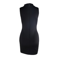 Tight Fitted Studded Geometric Dress - Thumbnail 4