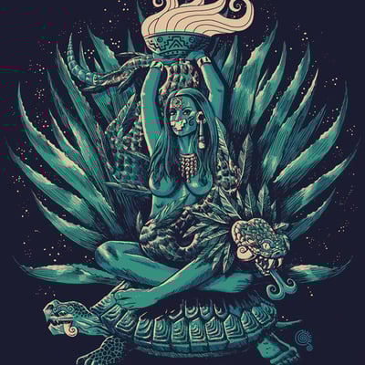 Mayahuel 2 art print