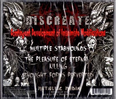  Discreate "Contingent Development Of Inanimate Modifications" CD