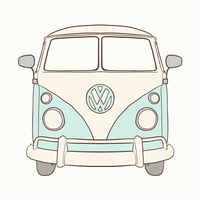 Beach Cruiser (color options) Print - Thumbnail 1