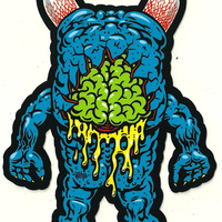 Karl front and back full color shaped vinyl stickers - Thumbnail 2