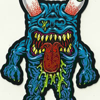 Karl front and back full color shaped vinyl stickers - Thumbnail 1
