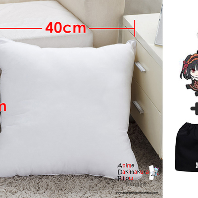 New 40 x 40 cm (15.7 x 15.7 inch) white square dakimakura inner pillow - Thumbnail 1