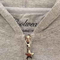 Cropped Gray Zip Jacket - Thumbnail 2