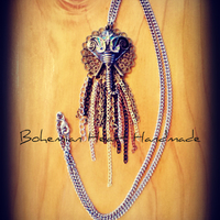 Bohemian Elephant Chain Necklace - Thumbnail 1