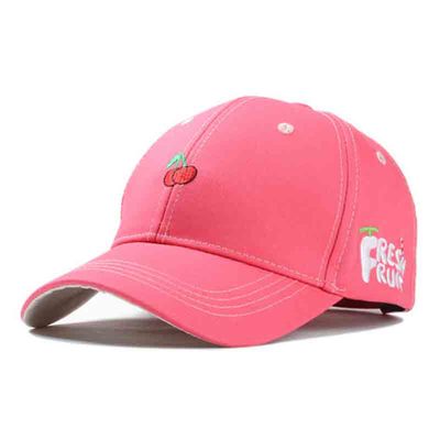 Fresh fruit embroidered hat