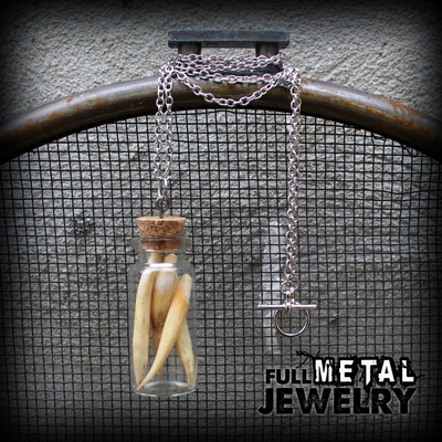 Pig teeth necklace