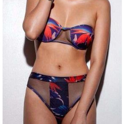 Take me to the tropics mesh bikini