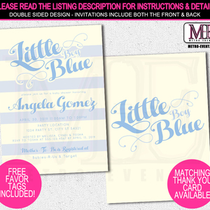 Boy baby shower invitation - Thumbnail 3
