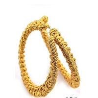 Goddess Handmade Large Earrings  - Thumbnail 1