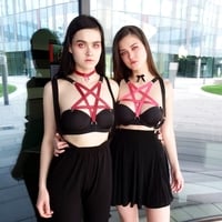 Red Dolly Pentagram Harness - Thumbnail 2