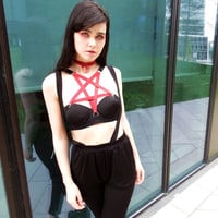 Red Dolly Pentagram Harness - Thumbnail 3
