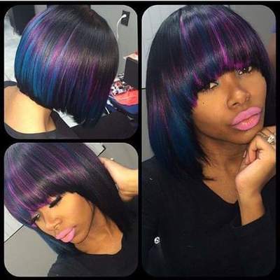 Purplish Black China Hair