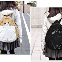 Free Shipping Harajuku Cat Backpack - Thumbnail 1