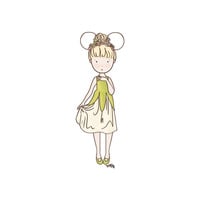 Disneybound Tinkerbell Fan (Color Options) - Thumbnail 1