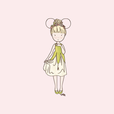 Disneybound tinkerbell fan (color options) - Thumbnail 5