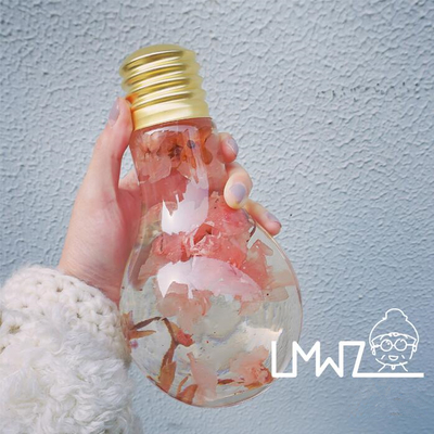 Harajuku Lovely Bulb Glass Cup