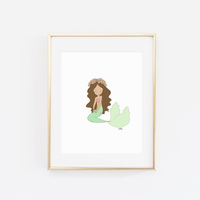 Mermaid Island Princess Print - Thumbnail 1