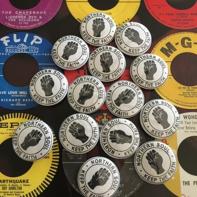 Northern soul keep the faith 1" button - Thumbnail 5