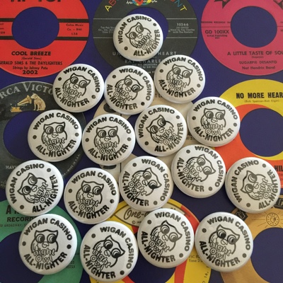 Wigan casino soul all nighter 1" button - Thumbnail 5